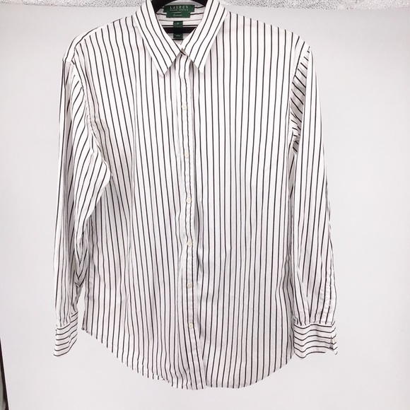 Lauren Ralph Lauren Exclusive Stripe Button Down - Picture 5 of 12